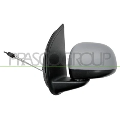 Abbildung von Außenspiegel Prasco FT1247014 mit Kabel links grundiert konvex FIAT: Panda III Schrägheck