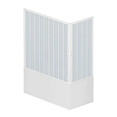 Abbildung von ROLLPLAST PINTO PVC Badewannefaltwand 70x160 cm mit zentraler Öffnung Mod. Nadia