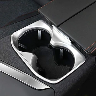 Abbildung von Innenwagen Wasserbecherhalter Panel Frame Cover Trim für 3008 5008 GT 2017 2020 (Matt)