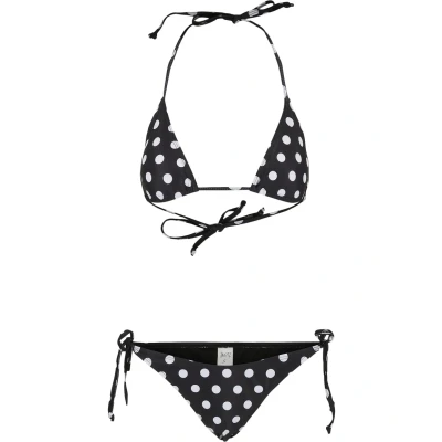 Abbildung von Urban Classics Pattern SET Bikini, Damen, Größe: XL, Polkadots black