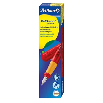 Abbildung von Pelikan 940924 Füllhalter Pelikano Junior, rot, Linkshänder