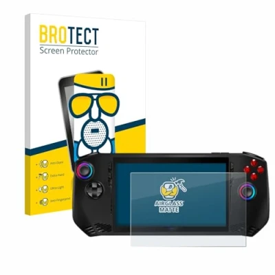 Abbildung von BROTECT Entspiegelungs Schutzglas für MSI Claw A1M Schutz Folie Panzerfolie Glas Matt [Extrem Kratzfest 9H, Anti Reflex, Fingerprint]