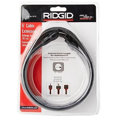 Abbildung von RIDGID 37113 micro Verlängerungskabel, 180 cm SeeSnake Verlängerung zur Verwendung mit Hand Inspektionskameras