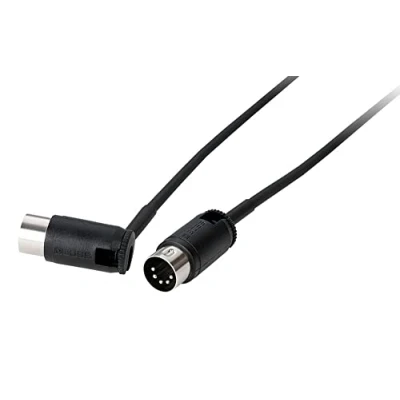 Abbildung von BOSS BMIDI PB2 2ft/60cm length Space saving MIDI cable with multi directional connectors, perfect for pedalboards and all applications