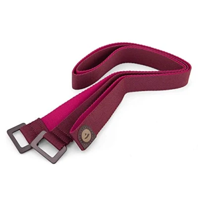 Abbildung von Bodhi Yogamatten Tragegurt Schultergurt für alle Länge 165 cm Einstellbare Schlaufe Leicht, Robust &amp; Schmutzabweisend Maschinenwaschbar (aubergine/berry)
