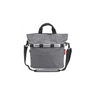 Abbildung von Reisenthel Klickfix Bikebasket Oval S Twist grau Lenkertasche Fahrradtasche
