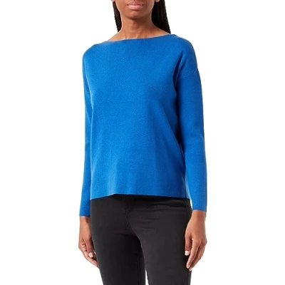 Abbildung von Vero Moda Nancy Funnelnk Strickpullover, Damen, Größe: Medium, Beaucoup blue