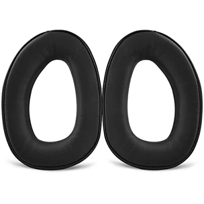 Abbildung von GSP 350 Ohrpolster, Sennheiser 300 Ersatz Ohrpolster Kissen für 301 302 303 370 Gaming Headset, Ersatzpolster mit Protein Leder Schaum