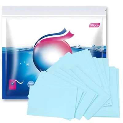 Abbildung von 50 Stück Waschmittel Blätter,Waschmittelblätter,Waschmittel Blätter,Waschmittelblätter,Laundry detergent,Waschmittel Blätter für Wäsche,Eco Waschstreifen Alle Wäschen,Perfekt als Reisewaschmittel