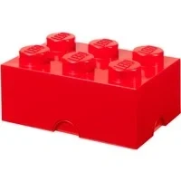 Abbildung von Room Copenhagen LEGO Storage Brick 6, Red (Rot)