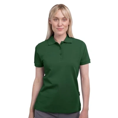 Abbildung von HRM Damen Heavy W Polohemd, Bottle Green, 4XL
