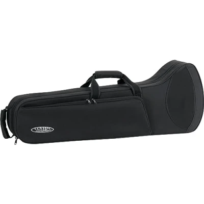 Abbildung von Classic Cantabile Leichtkoffer für Kinderposaune (Schülerposaune Koffer, Lightcase, Softcase Zugposaunen, reiß und wasserfestes Außengewebe, hochwertige Thermopolsterung, Maße: 89 x 31 33 cm)