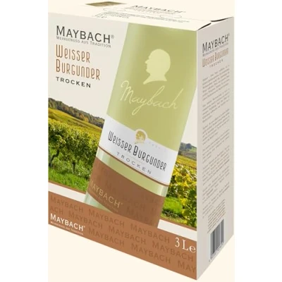 Abbildung von Maybach Pinot Blanc Weißer Burgunder trocken Bag in Box (1x3l)