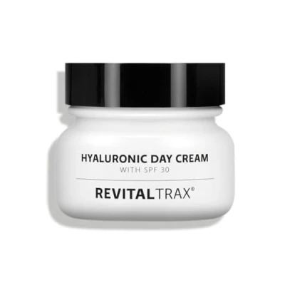 Abbildung von RevitalTrax Hyaluron LSF 30 Tagescreme, Skincare für Gesichtspflege, Creme Gesicht mit Anti Aging Effekt, Gesichtscreme UVA und UVB Schutz, Vegan, 60ml