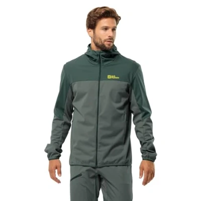 Abbildung von Jack Wolfskin Feldberg Softshelljacke, Herren, Größe: Medium, Slate green