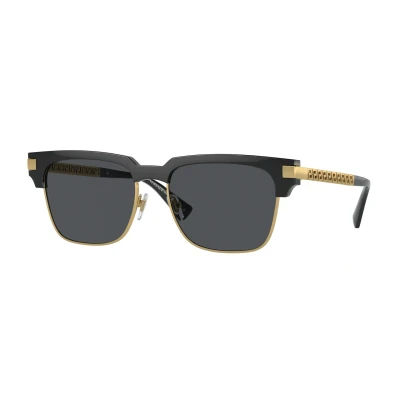 Abbildung von Versace Unisex Sonnenbrille, Größe: 55, Black