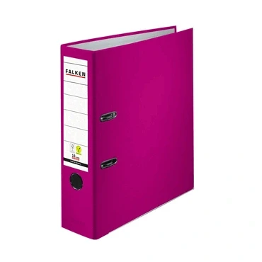 Abbildung von 20 x Falken Ordner S80 A4 PP Color 80mm brombeer