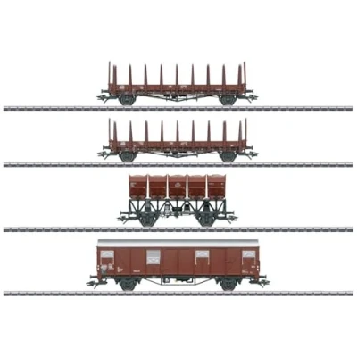 Abbildung von Märklin 46662 H0 4er Set Güterwagen der DB, divers
