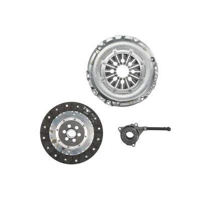 Abbildung von VALEO 834618 Kupplungssatz mit Kupplungsdruckplatte, Zentralausrücker Kupplungsscheibe 241 VOLKSWAGEN: Sharan II, Tiguan I, SEAT: Alhambra II
