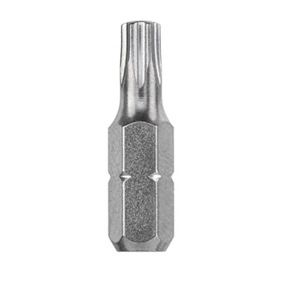 Abbildung von kwb 3 x Bits 25 mm TORX 7 Industrial Steel (TQ 60 Stahl, ISO 1173 Antrieb C 6.3)