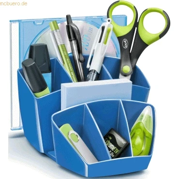 Abbildung von CEP 1005800351 Gloss Multiköcher mit 8 Fächern 580 G, ozeanblau
