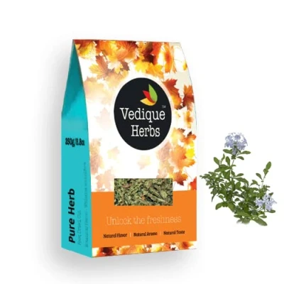 Abbildung von VEDIQUE HERBS Chitrak (Plumbago zeylanica) 250 g roh, getrocknet, T Cut Premiumqualität