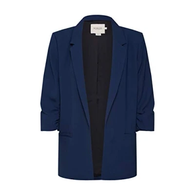 Abbildung von Soaked in Luxury Shirley Kurzmantel, Damen, Größe: XXL, Navy