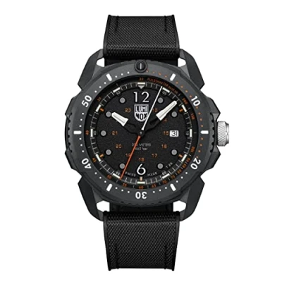 Abbildung von Luminox Herren Analog Quarz Uhr mit Kautschuk Armband XL.1052, Schwarz