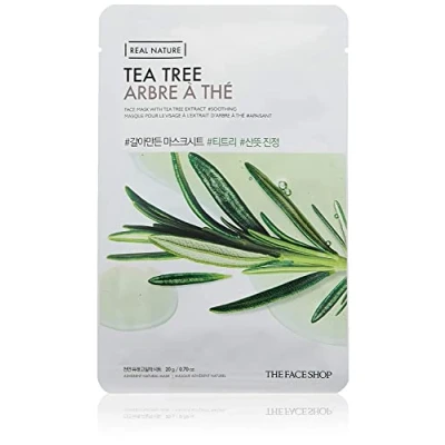 Abbildung von The Face Shop Real Nature Mask Sheet Tea Tree Erfrischend und revitalisierend Alle Hauttypen (1 Packung 20g)