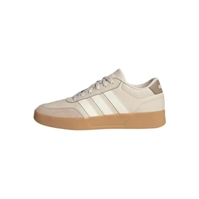 Abbildung von adidas Herren BREAKNET 3.0 Shoes Schuhe, Orbit Grey/core White/Putty beige, 43 1/3 EU