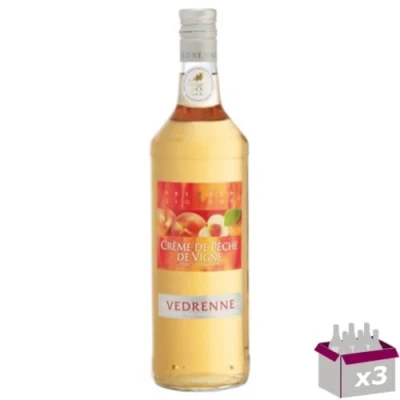 Abbildung von Lot de 3 Vedrenne Crème pêche vigne 15 1L