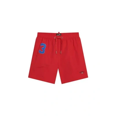 Abbildung von Superdry Badeshorts, Herren, Größe: Medium, Rouge red