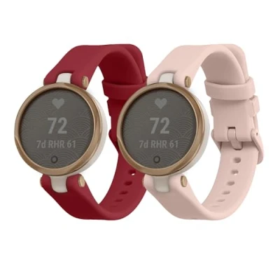 Abbildung von kwmobile 2X Sportarmband kompatibel mit Garmin Lily Sport Armband Fitnesstracker Band Set aus TPU Silikon