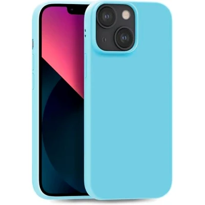 Abbildung von MyGadget Hülle kompatibel mit iPhone 13 Mini robuste Handyhülle TPU Case Slim Silikonhülle Back Cover Kratzfest Schutzhülle matt Türkis