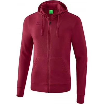 Abbildung von Erima Herren Basic Kapuzensweat Jacke, Bordeaux, S