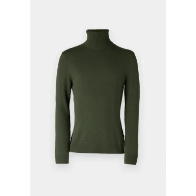 Abbildung von Jack &amp; Jones Jjeemil ROLL NECK Strickpullover, Herren, Größe: Small, Kombu green