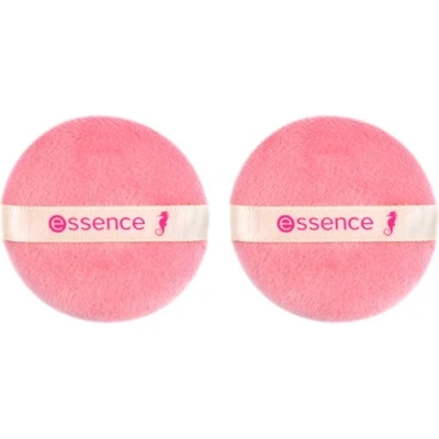 Abbildung von essence live LIFE in CORAL powder puff duo, Make up Schwämmchen, Nr. 01, Nanopartikel frei, 4er Pack (4x2pcs)