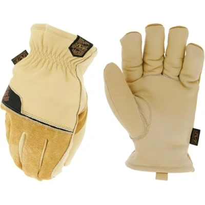 Abbildung von Mechanix Wear Durahide™ Insulated Driver Handschuhe (Small, Schwarz/Grau)