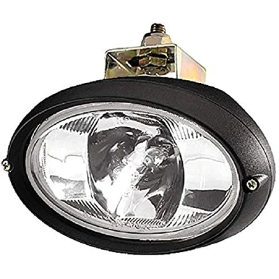 Abbildung von HELLA Halogen Arbeitsscheinwerfer Oval 100 24V Anbau/geschraubt hängend/schwenkbarer Montagebügel Nahfeldausleuchtung Stecker: DEUTSCH Stecker 1GA 996 561 357