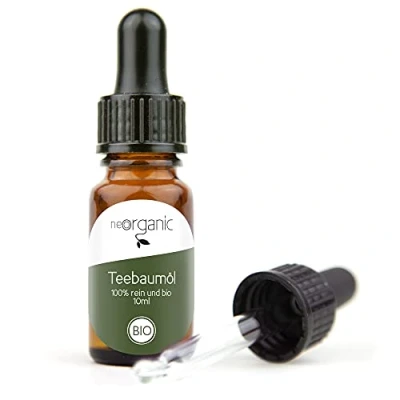 Abbildung von NeoOrganic® BIO Teebaumöl [mit Pipette] 10 ml Kosmetikum für die äußere Anwendung original Tea Tree Oil, Wildsammlung direkt aus Australien, 100% naturreines Teebaum Öl