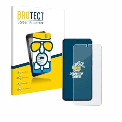 Abbildung von BROTECT Entspiegelungs Schutzglas für Samsung Galaxy S23 Schutz Folie Panzerfolie Glas Matt [Extrem Kratzfest 9H, Anti Reflex, Fingerprint]