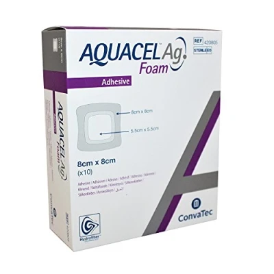 Abbildung von AQUACEL Ag selbstklebend quadratisch, Schaumstoff, 8 x cm