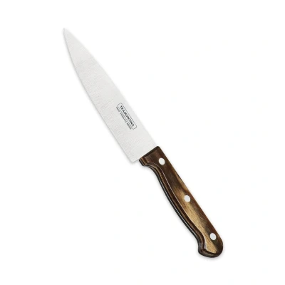 Abbildung von Tramontina Kochmesser, 20 cm, Edelstahl, Holzgriff, spülmaschinenfest 29810/246 Braun