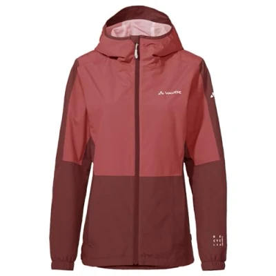 Abbildung von Vaude Neyland Regenjacke / wasserabweisende Jacke, Damen, Größe: 42, Brick