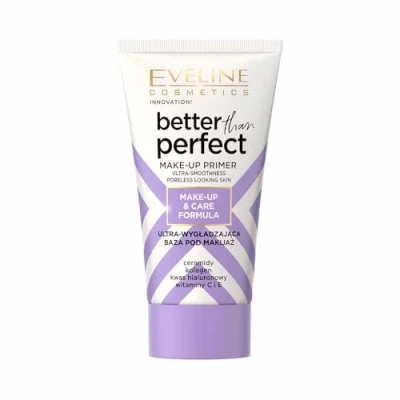 Abbildung von Eveline Cosmetics Better Than Perfect Makeup Primer Glättet, spendet Feuchtigkeit &amp; verlängert Make up Tragezeit mit Hyaluronsäure, Kollagen, Vitaminen C E