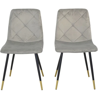 Abbildung von HOFMANN LIVING AND MORE Polsterstuhl, (Set), 2 St., Samtoptik Polyester