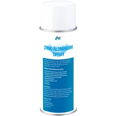Abbildung von AGT Zinkspray: Zink Aluminium Spray, 400 ml (Zinkspray gegen Rost, Zinkspray Korrosion, Reinigung)