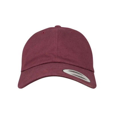Abbildung von Flexfit Peached Cotton Twill DAD Cap, Größe: One Size, Maroon