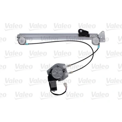 Abbildung von Valeo Fensterheber hinten links elektrisch mit Elektromotor ohne Komfortfunktion 850928 BMW: 5 Limousine, Touring
