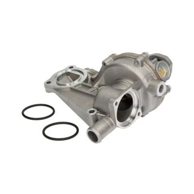 Abbildung von HEPU P519 Wasserpumpe mit Dichtungen mechanisch Metall 2 teiliges Gehäuse, Gehäuse AUDI: A4 B5 Avant, A6 C5 Limousine